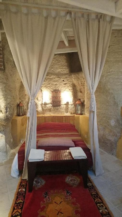 Troglodyte loft Bed and Breakfast Thoré-la-Rochette Eksteriør billede