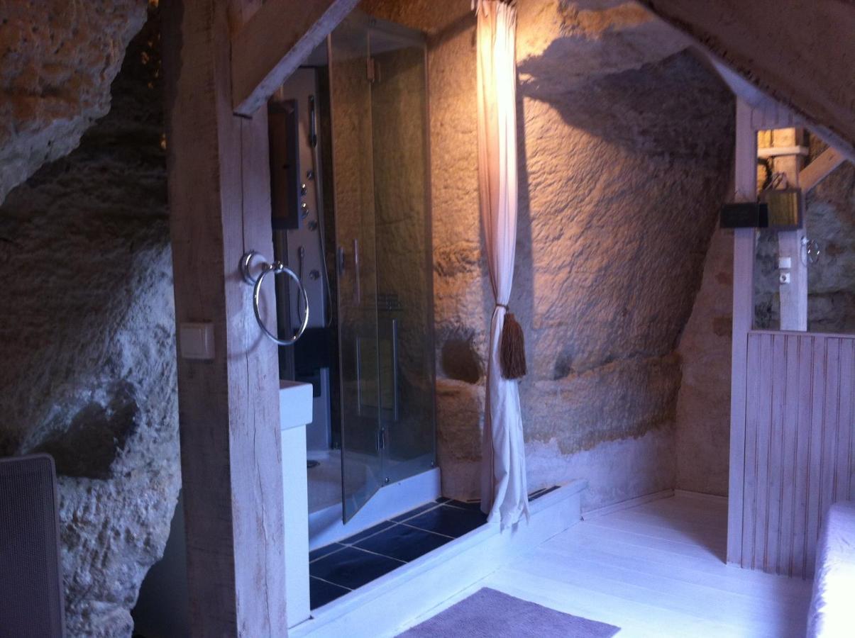 Troglodyte loft Bed and Breakfast Thoré-la-Rochette Eksteriør billede